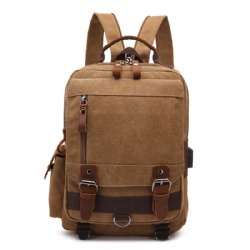 Canvas Backpack/Double Shoulder Bag/Travel Bag